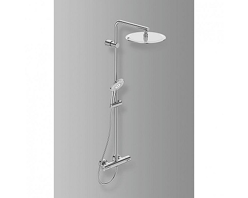Купить Душевая система Ideal Standard Ideal Rain Luxe Evo Jet A6984AA с термостатом Хром в магазине сантехники Santeh-Crystal.ru