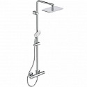 Душевая система Ideal Standard Ideal Rain Luxe Cube Evo Jet A6986AA с термостатом Хром Душевая система Ideal Standard Ideal Rain Luxe Cube Evo Jet A6986AA с термостатом Хром