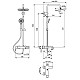 Купить Душевая система Ideal Standard Idealrain Eco Evo B2267AA Хром в магазине сантехники Santeh-Crystal.ru