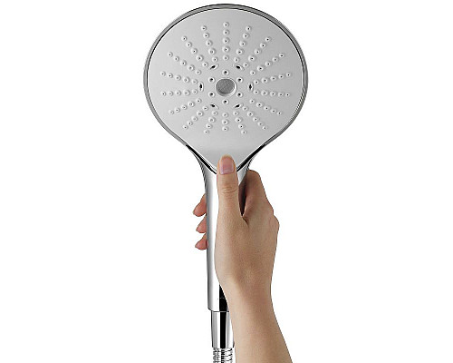 Приобрести Ручной душ Jacob Delafon Noe Switch E22269-CP Белый Хром в магазине сантехники Santeh-Crystal.ru