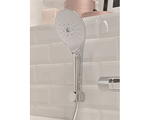Приобрести Ручной душ Jacob Delafon Noe Switch E22269-CP Белый Хром в магазине сантехники Santeh-Crystal.ru