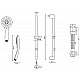 Заказать Душевой гарнитур Jacob Delafon Salute E32907-CP Хром в магазине сантехники Santeh-Crystal.ru