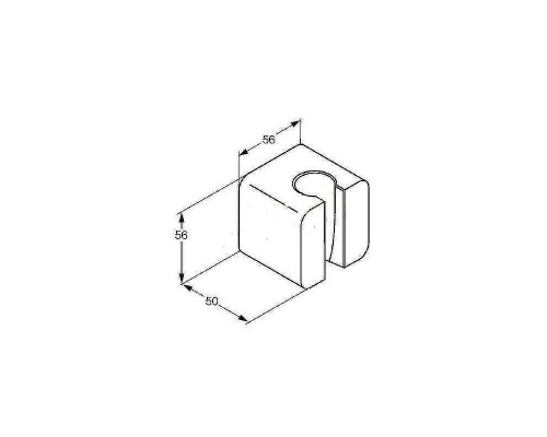 Держатель ручного душа Kludi A-Qa 6555105-00 Хром