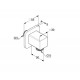 Шланговое подключение Kludi A-Qa 6554853-00 цвет Белый матовый