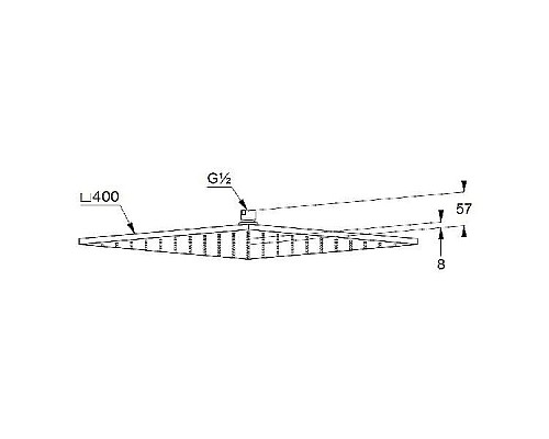 Купить Верхний душ Kludi A-Qa 6444005-00 Хром в магазине сантехники Santeh-Crystal.ru