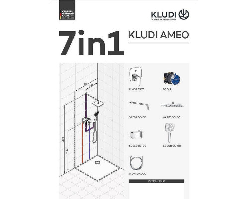 Душевая система Kludi Ameo 416720575 Хром