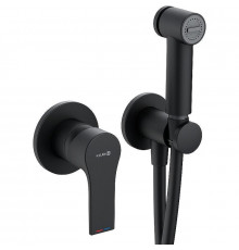 Гигиенический душ со смесителем Kludi Zenta SL 489983965 Черный матовый