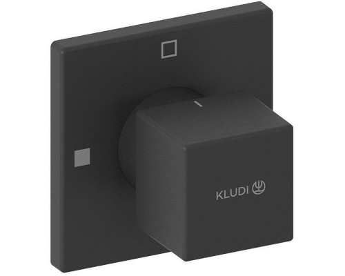 Переключатель потоков Kludi Decus 548473975 Черный матовый