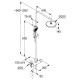 Душевая система Kludi Dive Dual Shower System 6807905-00 с термостатом Хром