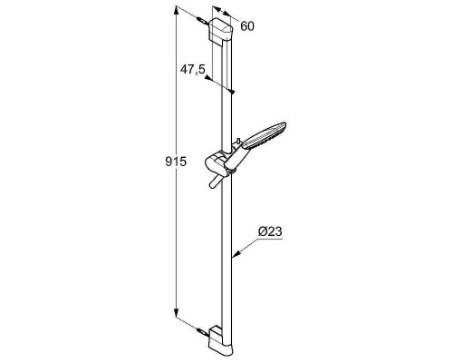 Душевой гарнитур Kludi Freshline 6784005-00 Хром