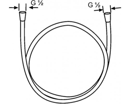Приобрести Душевой шланг Kludi Logoflex 6105705-00 Хром в магазине сантехники Santeh-Crystal.ru