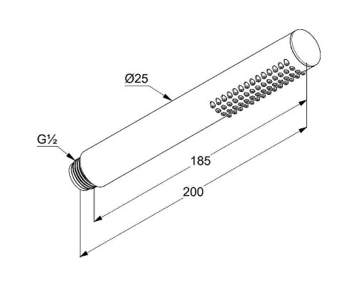 Ручной душ Kludi Nova Fonte 3912053-00 Белый матовый
