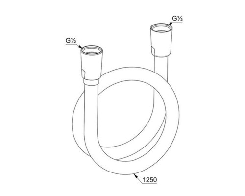 Заказать Душевой шланг Kludi Suparaflex 6107139-00 Черный матовый в магазине сантехники Santeh-Crystal.ru