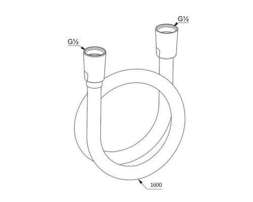 Заказать Душевой шланг Kludi Suparaflex 6107239-00 Черный матовый в магазине сантехники Santeh-Crystal.ru