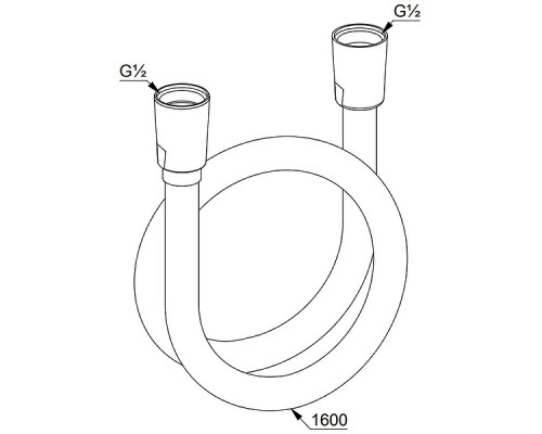 Купить Душевой шланг Kludi Supra 6107291-00 Белый Хром в магазине сантехники Santeh-Crystal.ru