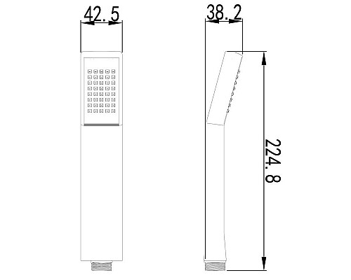 Купить Ручной душ Lemark LM8011C Хром в магазине сантехники Santeh-Crystal.ru