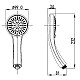 Заказать Ручной душ Lemark LM8021C Хром в магазине сантехники Santeh-Crystal.ru