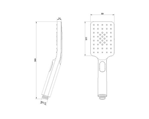 Приобрести Ручной душ Lemark LM8123GM Графит в магазине сантехники Santeh-Crystal.ru