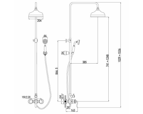 Приобрести Душевая система Lemark Brava LM4760G Золото в магазине сантехники Santeh-Crystal.ru