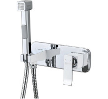 Гигиенический душ со смесителем Lemark Contest LM5819CW Хром Белый