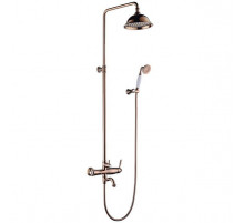 Душевая система Lemark Spark LM6762RG Розовое золото