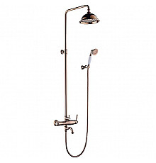 Душевая система Lemark Spark LM6762RG Розовое золото