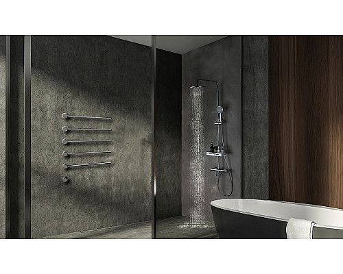 Приобрести Душевая система Lemark Tropic LM7010C с термостатом Хром в магазине сантехники Santeh-Crystal.ru