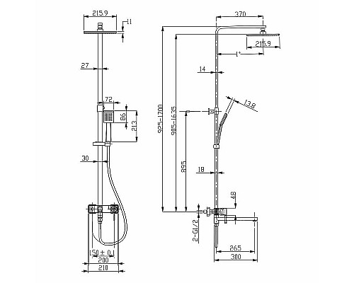 Заказать Душевая система Lemark Tropic LM7004CS Хром в магазине сантехники Santeh-Crystal.ru