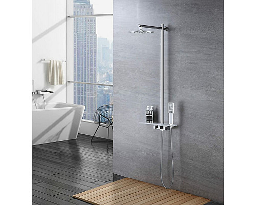 Купить Душевая система Lemark Tropic LM7001C Хром в магазине сантехники Santeh-Crystal.ru