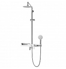 Душевая система Lemark Tropic LM7007C Хром Белый