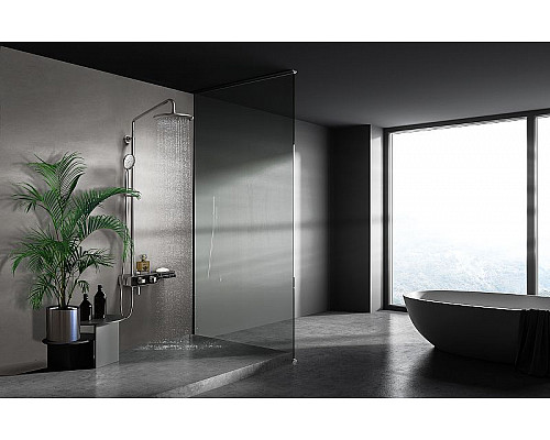 Купить Душевая система Lemark Tropic LM7009C Хром Черный в магазине сантехники Santeh-Crystal.ru