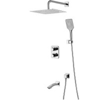 Душевая система Lemark Yeti LM7842С с термостатом Хром