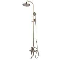 Душевая система Milacio Baroque MC.103.1SL Серебро