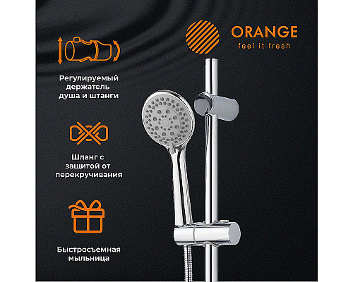 Santeh-Crystal.ru: Душевой гарнитур Orange LM37PR Хром Приобрести Душевой гарнитур Orange LM37PR Хром в магазине сантехники Santeh-Crystal.ru