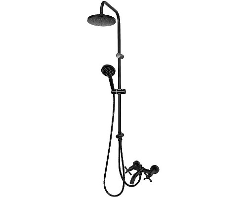 Приобрести Душевая система Orange Mia M34-933b Черная в магазине сантехники Santeh-Crystal.ru