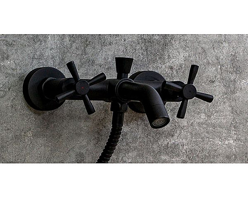 Приобрести Душевая система Orange Mia M34-933b Черная в магазине сантехники Santeh-Crystal.ru