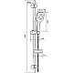 Купить Душевой гарнитур Orange O-Shower OS073 Хром в магазине сантехники Santeh-Crystal.ru