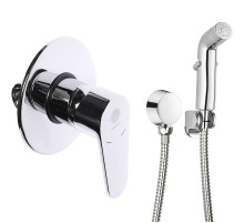 Гигиенический душ со смесителем Orange Otto M22-455cr Хром глянцевый