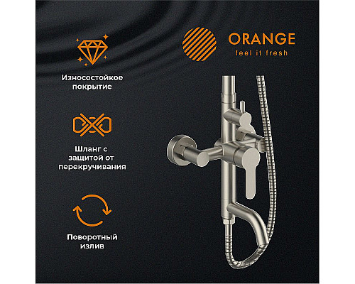 Santeh-Crystal.ru: Душевая система Orange Steel M99-911ni Никель Приобрести Душевая система Orange Steel M99-911ni Никель в магазине сантехники Santeh-Crystal.ru