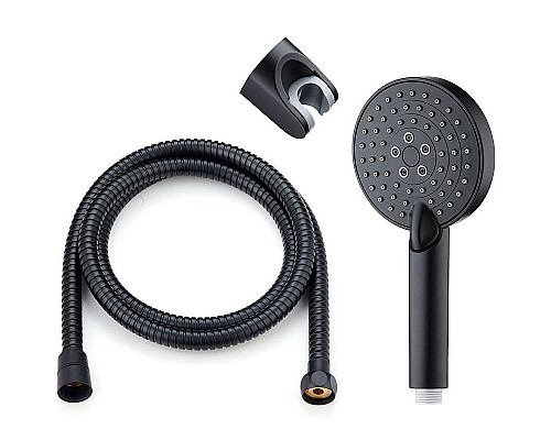 Купить Душевой гарнитур Orange Style LM53b Черный в магазине сантехники Santeh-Crystal.ru