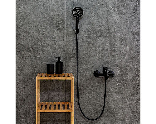 Купить Душевой гарнитур Orange Style LM53b Черный в магазине сантехники Santeh-Crystal.ru