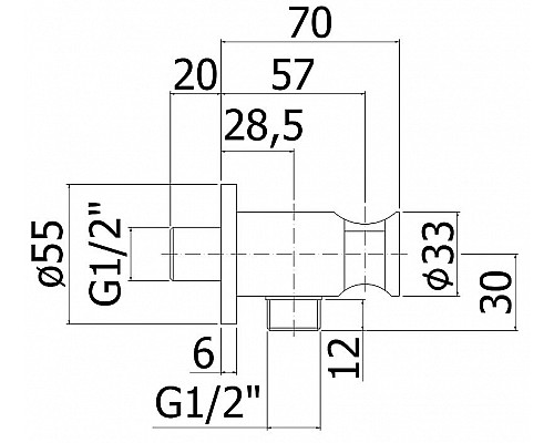 Приобрести Шланговое подключение Paffoni ZSUP031BO Белое матовое в магазине сантехники Santeh-Crystal.ru