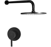 Душевая система Paffoni Light KITLIG011NO Черная матовая