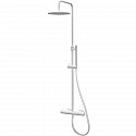 Душевая система Paffoni Mini Birillo ZCOL638KLIQBO с термостатом Белая матовая Душевая система Paffoni Mini Birillo ZCOL638KLIQBO с термостатом Белая матовая