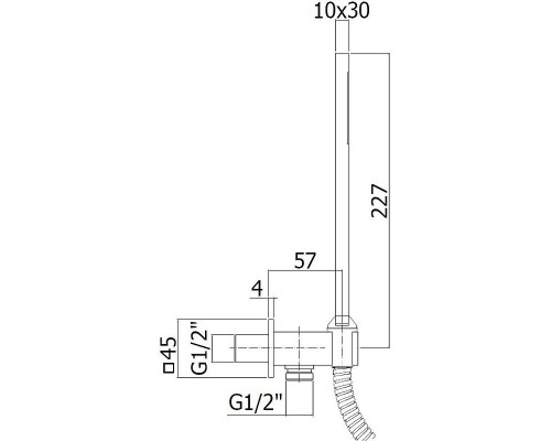 Купить Душевой гарнитур Paffoni Premium ZDUP095BO Белый матовый в магазине сантехники Santeh-Crystal.ru