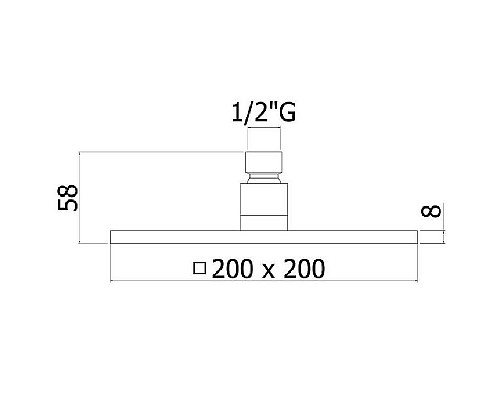 Santeh-Crystal.ru: Верхний душ Paffoni Syncro ZSOF075NO Черный Заказать Верхний душ Paffoni Syncro ZSOF075NO Черный в магазине сантехники Santeh-Crystal.ru