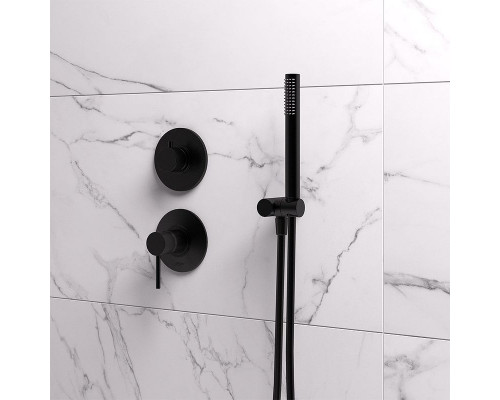 Купить Душевой гарнитур Paini 53PZ440TTAS Черный матовый в магазине сантехники Santeh-Crystal.ru