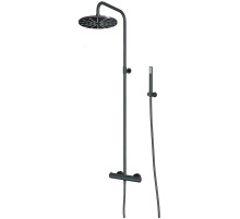 Душевая система Paini Cox 78PZ689TH Черный матовый