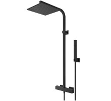 Душевая система Paini Dax-R 84PZ689TH Черная матовая