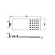 Заказать Верхний душ RGW Shower Panels SP-63 21140363-01 Хром в магазине сантехники Santeh-Crystal.ru